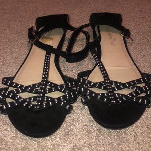 Black sandals